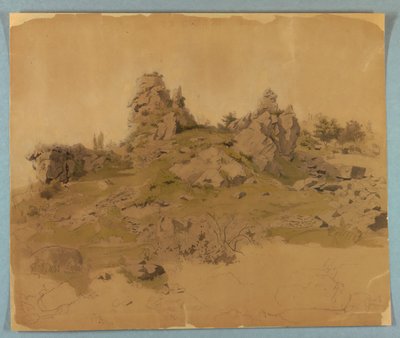 Estudio de paisaje de William Stanley Haseltine