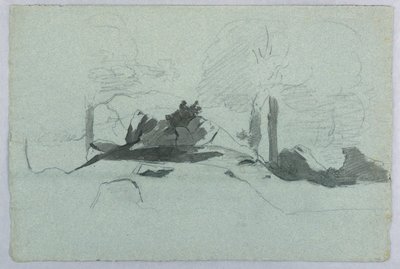 Estudio de paisaje de William Stanley Haseltine