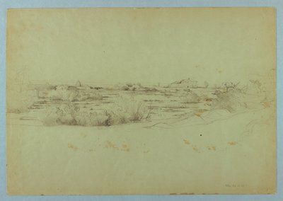 Estudio de Paisaje, Ostia, Italia de William Stanley Haseltine