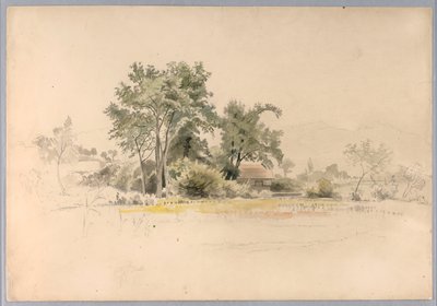 Estudio de paisaje, Suiza de William Stanley Haseltine