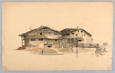 Estudio de paisaje, Suiza de William Stanley Haseltine