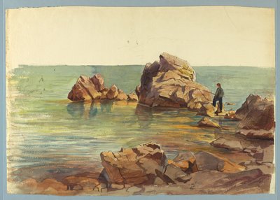 Estudio de paisaje marino de William Stanley Haseltine