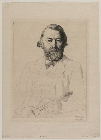 Dr. Joachim, 1887 de William Strang