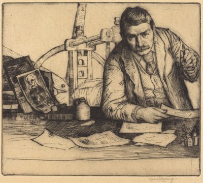 Autorretrato de William Strang