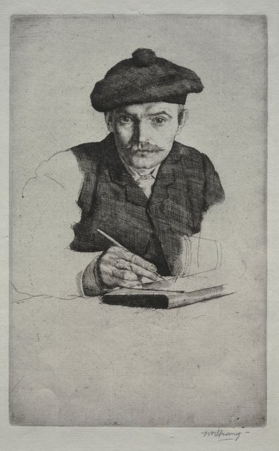 Autorretrato, 1885 de William Strang
