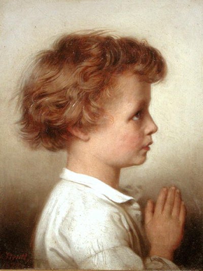 En oración de William Strutt