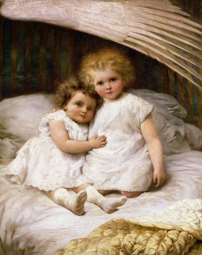 Bajo el ala de un ángel de William Strutt