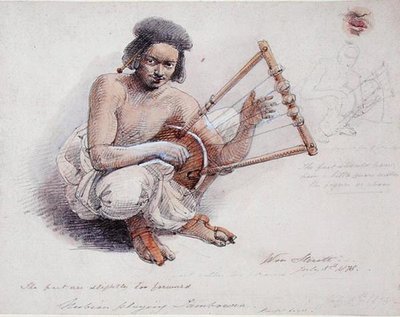 Nubio Tocando el Tambor, 8 de julio de 1878 de William Strutt