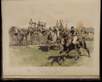 Carrera de Ponis de Polo de William Sullivant Vanderbilt Allen