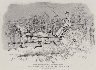 El espectáculo ecuestre real en Richmond de William T. Maud
