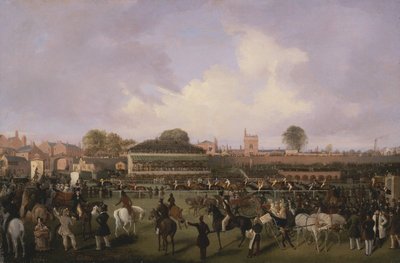 El Cardenal Puff de Lord Westminster, con Sam Darling arriba, ganando el Plato del Comerciante, Chester de William Tasker