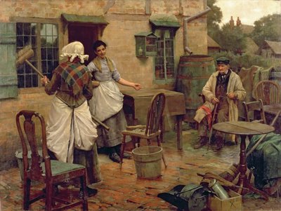 Under Petticoat Government, c.1891-2 (óleo sobre lienzo) de William Teulon Blandford Fletcher