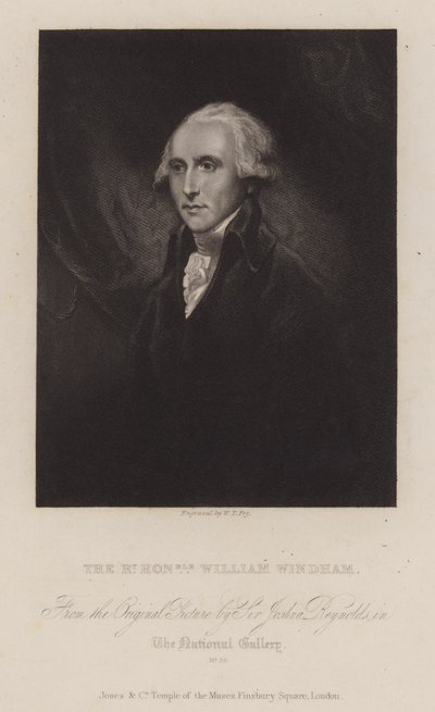 William Windham, político whig inglés de William Thomas Fry
