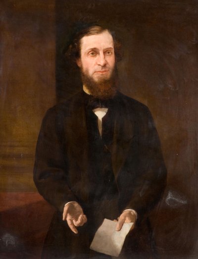 Retrato de Edwin Yates, siglo XIX de William Thomas Roden