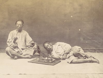 Fumador de opio, 1867 de William Thomas Saunders