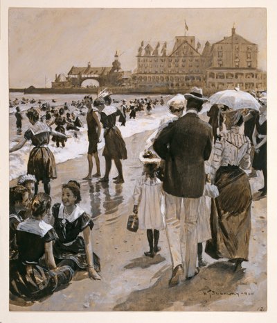 Escena de playa de Harper