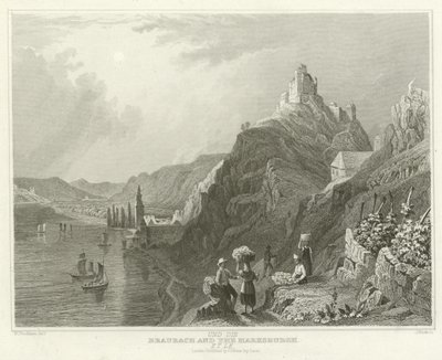 Braubach y el Marksburgh de William Tombleson