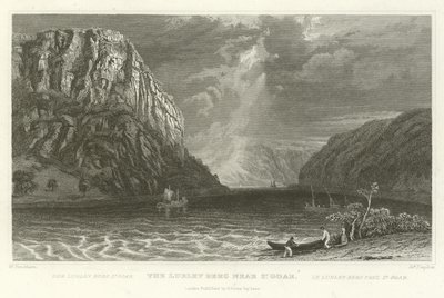 El Lurley Berg cerca de St Goar de William Tombleson