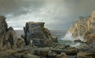 Una Costa Rocosa de William Trost Richards