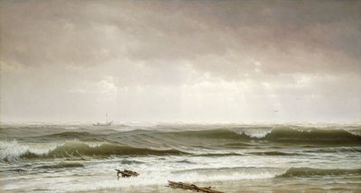 A lo largo de la orilla, 1870 de William Trost Richards