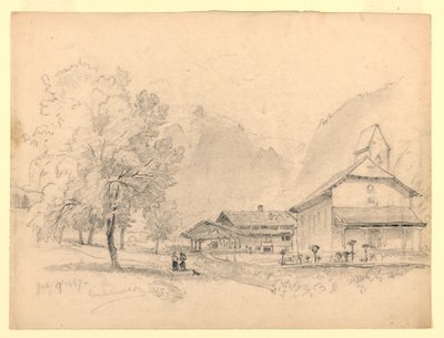 Paisaje, Grindelwald, Suiza de William Trost Richards