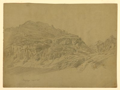 Paisaje, Meiringen, Suiza de William Trost Richards