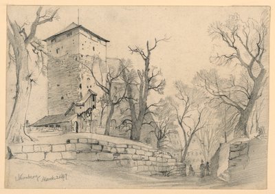 Castillo de Núremberg, Alemania de William Trost Richards