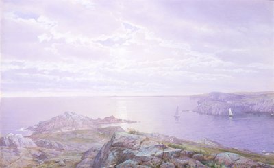 Ensenada rocosa, 1876 de William Trost Richards