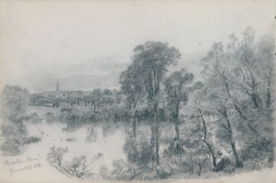 Cuaderno de bocetos de temas paisajísticos y marinos de Nueva Inglaterra y Pensilvania de William Trost Richards