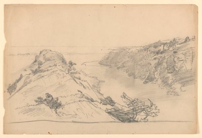 Estudio para "Del Paraíso al Purgatorio, Newport" de William Trost Richards