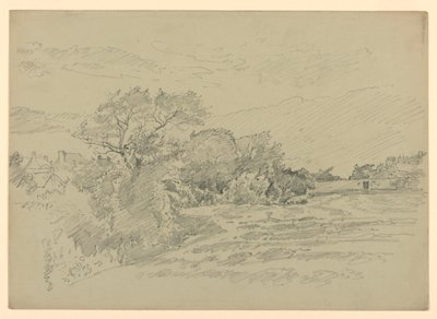 Estudio de paisaje de William Trost Richards