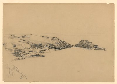 Estudio de la costa, Rhode Island de William Trost Richards