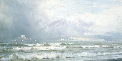 Vesubio en invierno de William Trost Richards