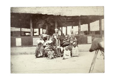 Jefes nativos y harén, tierra Mendi de William Turnbull Balmer
