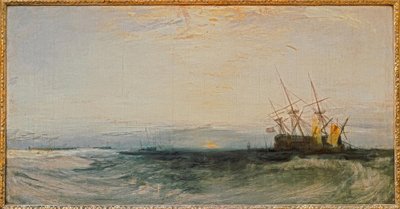 Un barco encallado de Joseph Mallord William Turner