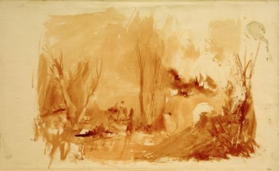 Un paisaje boscoso de Joseph Mallord William Turner