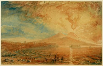 Bahía de Nápoles (Vesubio enojado) de Joseph Mallord William Turner