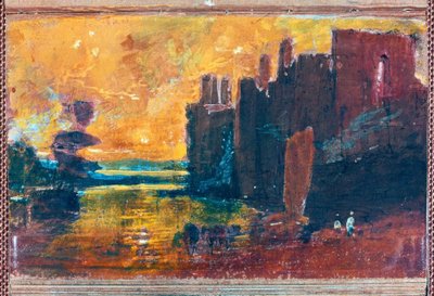 Castillo de Caernarvon al amanecer de Joseph Mallord William Turner
