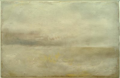 Mar en calma con nubes grises distantes(?) de Joseph Mallord William Turner