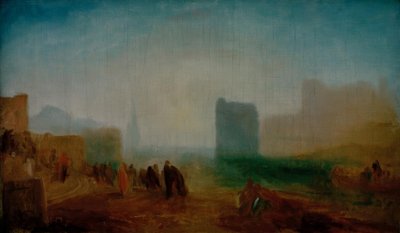 Escena de puerto clásico de Joseph Mallord William Turner
