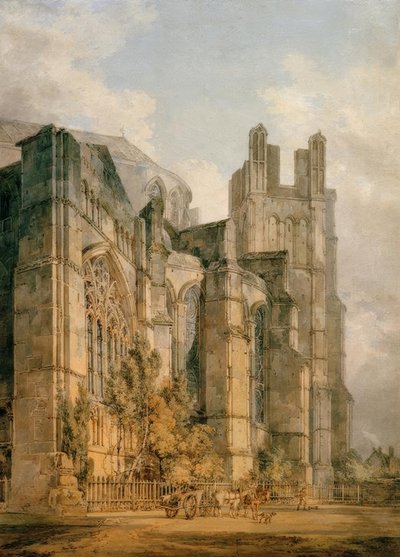 La capilla de San Anselmo en la catedral de Canterbury de Joseph Mallord William Turner
