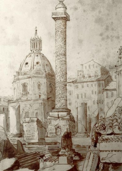La columna de Trajano en Roma de Joseph Mallord William Turner