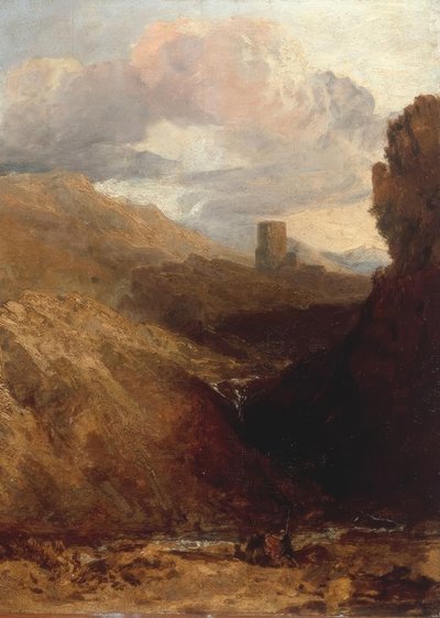 Castillo de Dolbadarn de Joseph Mallord William Turner