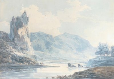 Ilam Rock, Dovedale, Staffordshire de Joseph Mallord William Turner