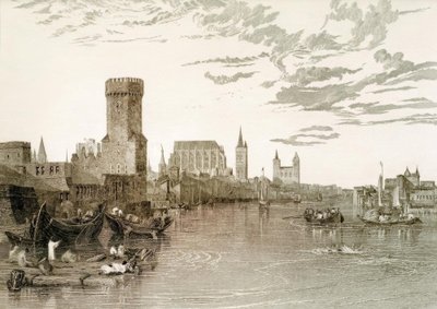 Colonia vista desde el río de Joseph Mallord William Turner