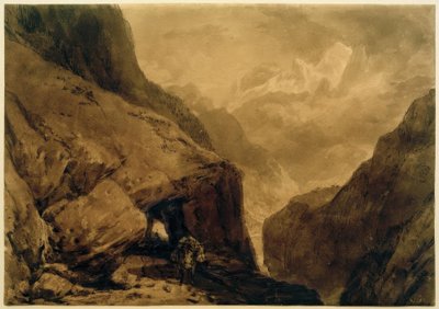 Monte San Gotardo de Joseph Mallord William Turner