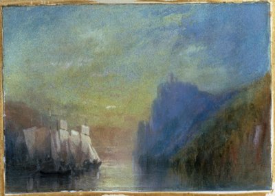 En el Rin de Joseph Mallord William Turner
