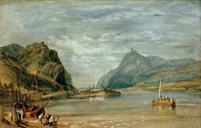 Rolandseck, Nonnenwerth y Drachenfels de Joseph Mallord William Turner
