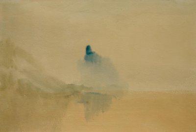 Castillo en la orilla de un lago de Joseph Mallord William Turner