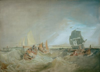 Embarcaciones en la desembocadura del Támesis de Joseph Mallord William Turner